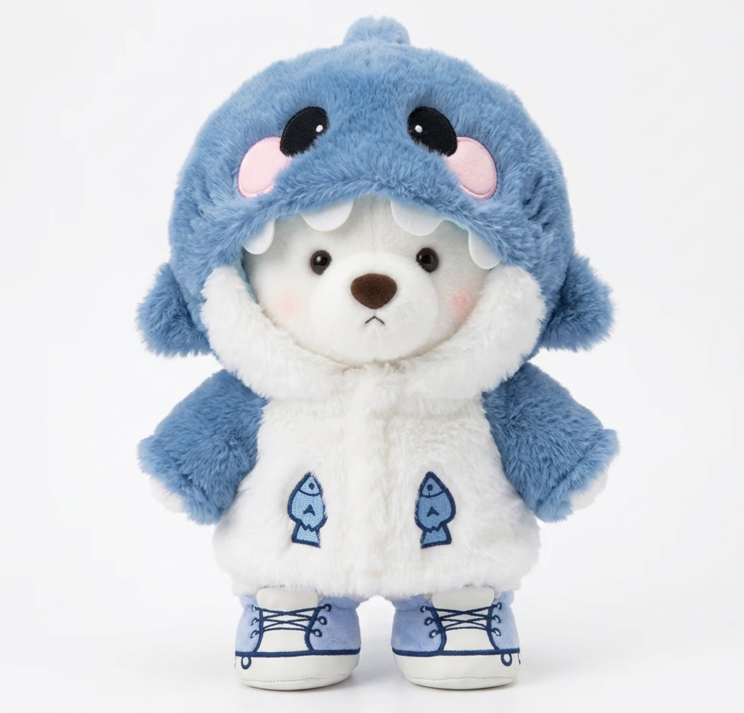 🦈 Sharky Boo™ — El Osito con Disfraz de Tiburón